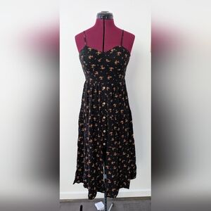 Band Of Gypsies Spaghetti Strap Floral Dress Size Small